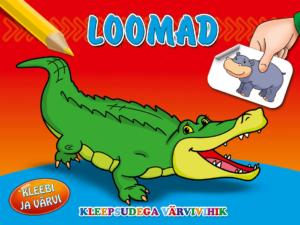 Loomad. Kleebi ja värvi