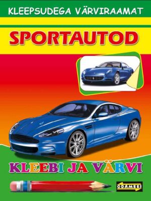 Sportautod. Kleebi ja värvi
