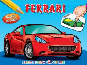 Ferrari. Kleebi ja värvi