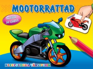 Mootorrattad. Kleebi ja värvi