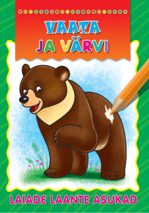 Laiade laante asukad. Vaata ja värvi