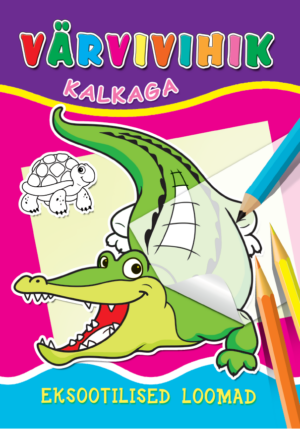 Eksootilised loomad. Värvivihik kalkaga